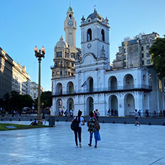 Das Cabildo Auf Der Plaza De Mayo
