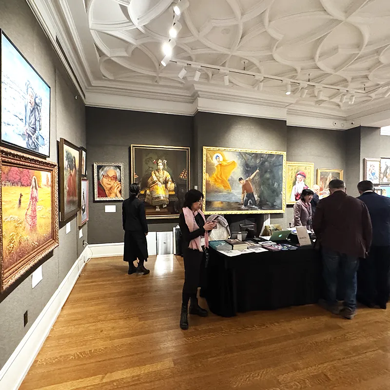Ausstellung Eingangsbereich Salmagundi