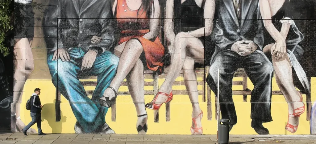 Street Art Tango Kunst